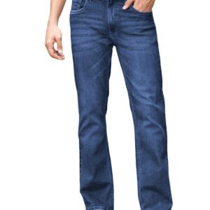 Ben Martin Men's Smart Fit Stretchable Jeans || Mid-Rise Denim Pants with Whisker Wash || Premium Casual Wear Jean for Men || 5 Pocket Jean's for Men's (1)