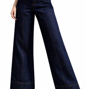 Ben Martin Blue Baggy Jeans for Women | Korean Style | Women,'s Loose Jean | High Waist Wide Leg Jeans | Oversized Jean's for Womenss | Straight Fit Daily Casual Office Wear Women's Jeanss
