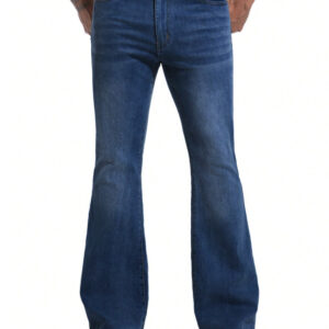 Ben Martin Men's Bootcut Bell Bottom Jeans || Flared Denim Jean for Men || Stretchable Mid Rise Cotton Pants || Retro Style Casual Wear Bootcut' Denim' Jeans: