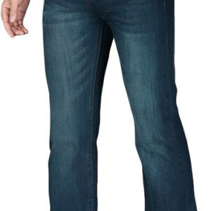 Ben Martin Men's Bell Bottom Jeans || Bootcut Denim Pants || Wide Leg Flared Jeans for Men || High Waist Stretchable Retro Fit || Cotton Jeans for College Casual (0)