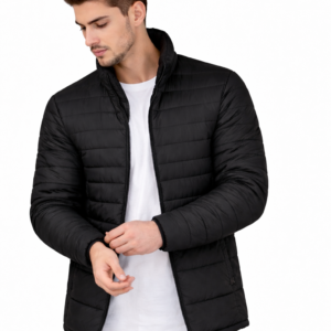 Ben Martin Men’s Black Quilted Winter Jackets || Lightweight Puffer Jacket for Men || Full Sleeve Stand Collar Jacket:s || Warm & Comfortable Winter Wear || Casual & Travel Jacket' for Men'