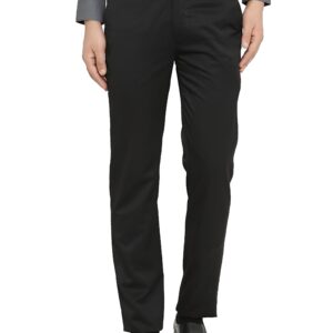 Ben Martin Men's Regular Fit Formal Trousers (BMW-FRL-TR-BLACK_32a_Black_32)