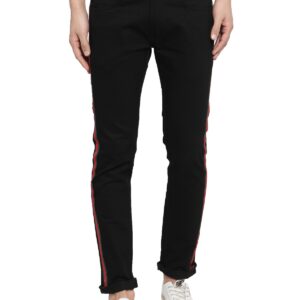 Ben Martin Men's Regular Fit Stylish Stretchable Side Stripes Casusal Denim Jeans Pant for Men